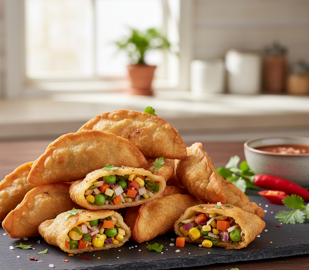 FRIED MIXED VEG MOMOS